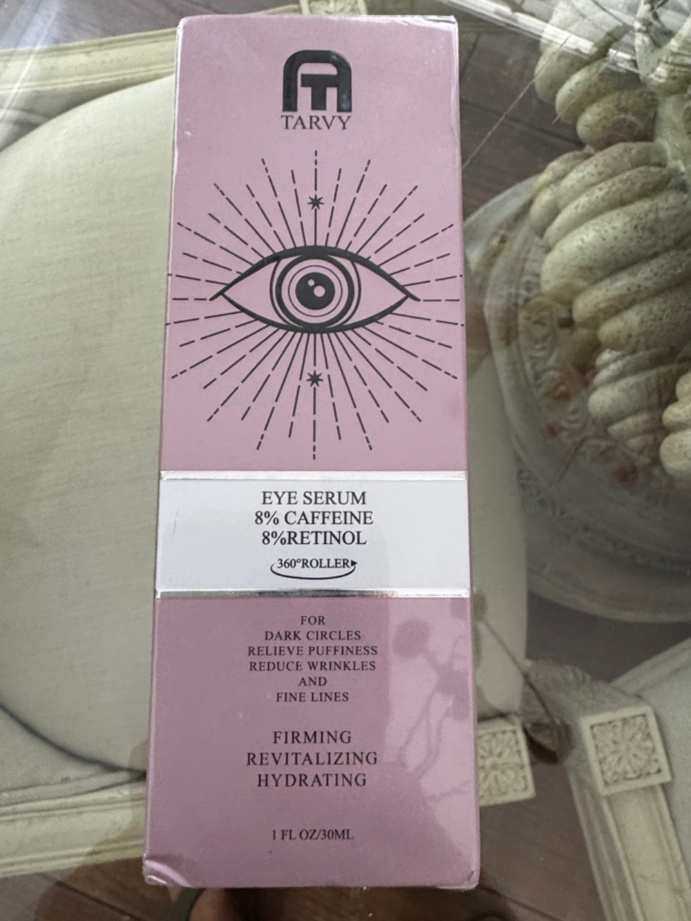 Pink Eye Serum - 8% Caffeine & 8% Retinol Firming Eye Cream